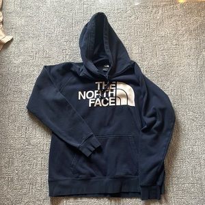 navy north face hoodie